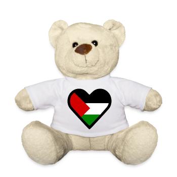 Free palestine - Teddy Bear - white - Front