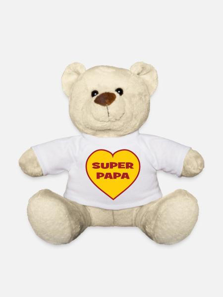 SUPER-VATER - Teddy - Weiß