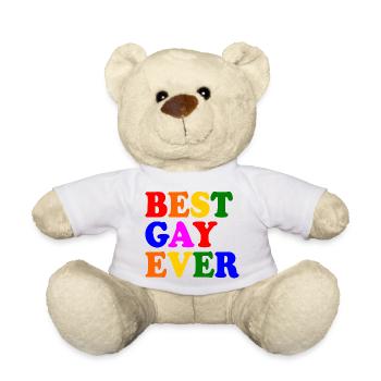 Best gay ever - Nounours - blanc - Devant