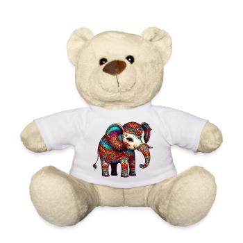 Elefant - Teddy - Weiß - Vorne