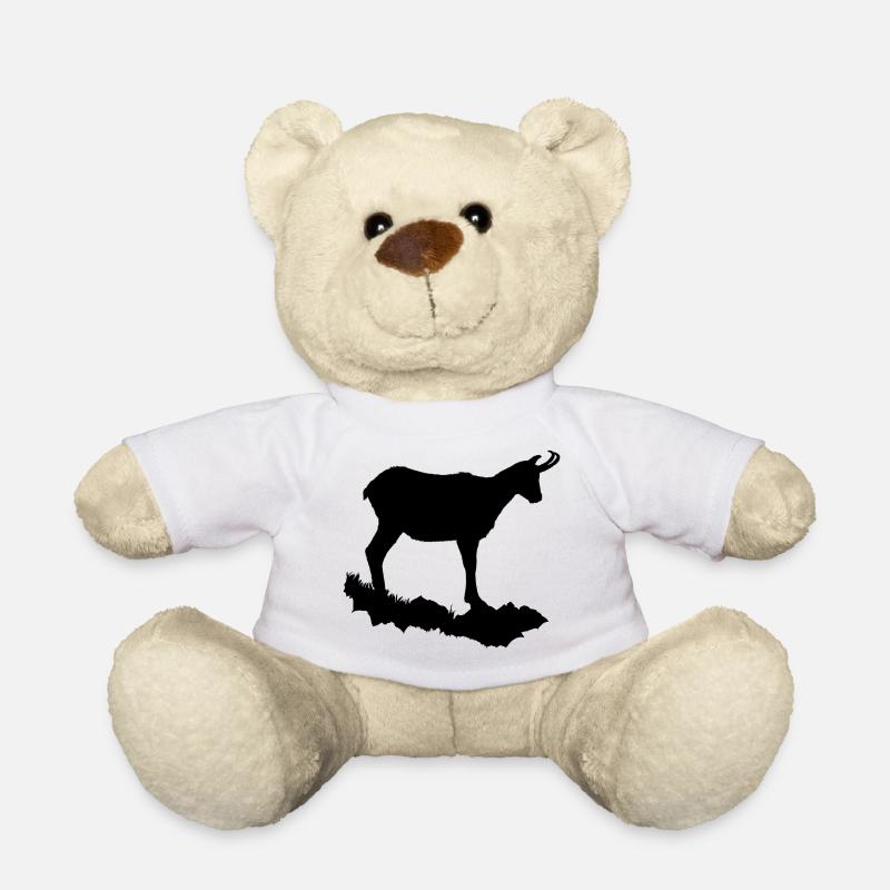 Chamois - Nounours - blanc
