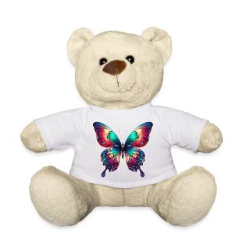 Schmetterling - Teddy - Weiß - Vorne
