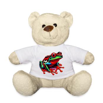 Frosch - Teddy - Weiß - Vorne