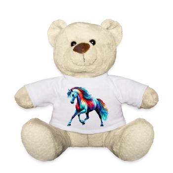 Horse - Teddy Bear - white - Front