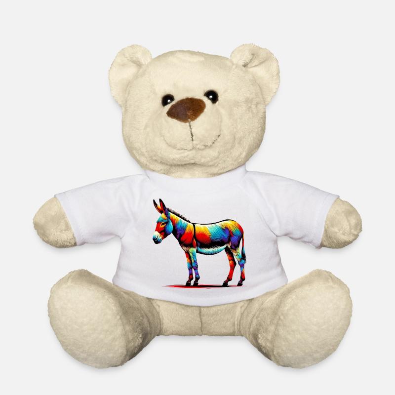 Âne, Tétine, Mule - Nounours - blanc