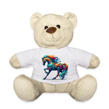 Horse - Teddy Bear - white - Front