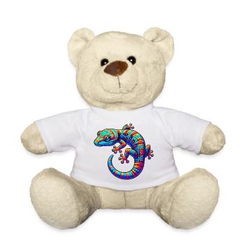 Gecko - Teddy Bear - white - Front
