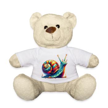 Schnecke - Teddy - Weiß - Vorne