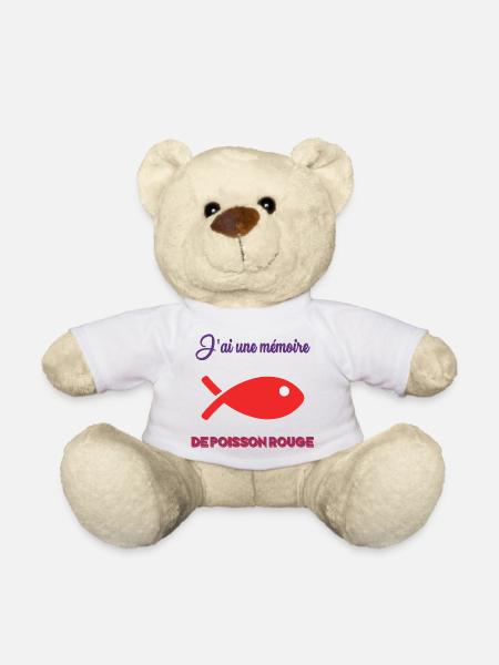 HUMOR. FISCH. APRILSCHERZ - Teddy - Weiß