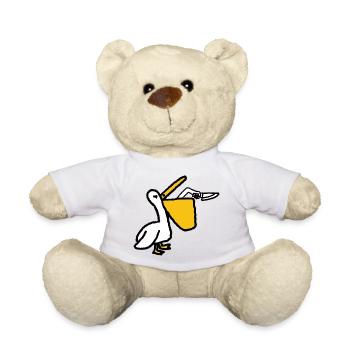 Bird of prey - Teddy Bear - white - Front