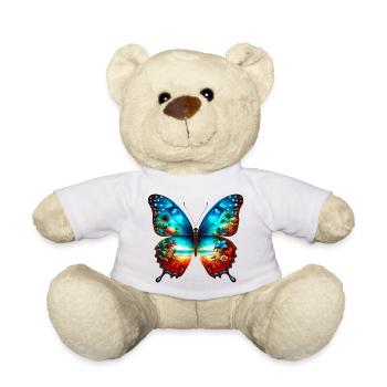 Schmetterling - Teddy - Weiß - Vorne