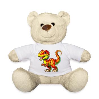 Dinosaurier - Teddy - Weiß - Vorne