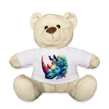 Rhinoceros - Teddy Bear - white - Front