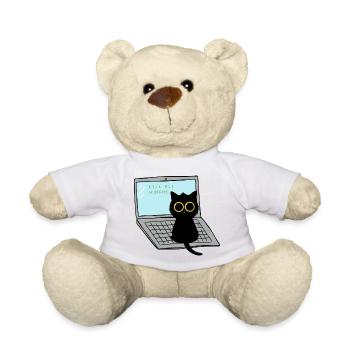Kill All Humans Cat - Teddy - Weiß - Vorne