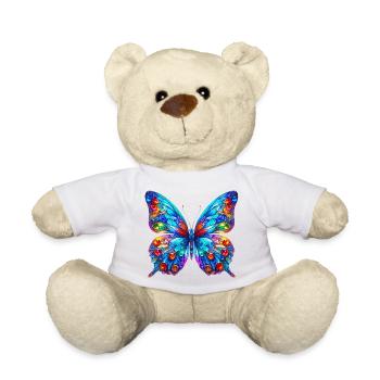 Schmetterling - Teddy - Weiß - Vorne
