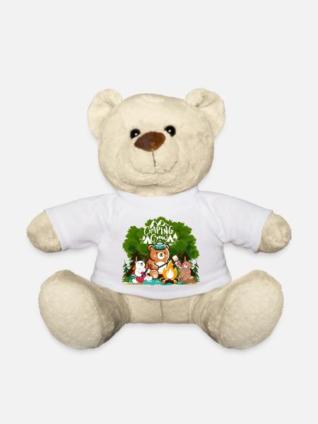Camping crew - Teddy Bear - white