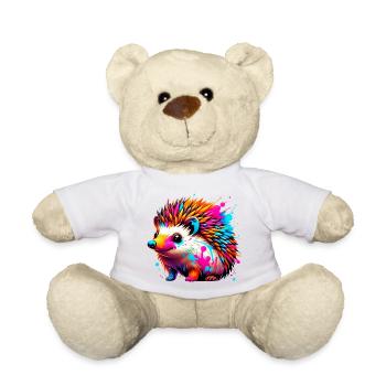 Hedgehog - Teddy Bear - white - Front
