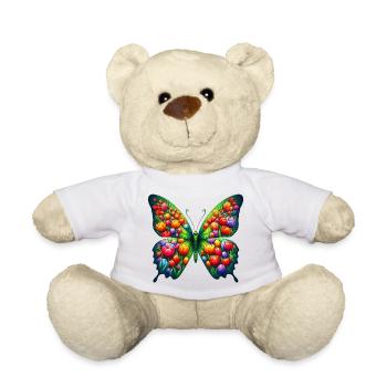 Tulipes papillon Hollande - Nounours - blanc - Devant