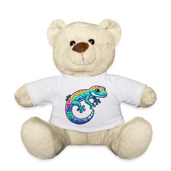 Gecko - Teddy Bear - white - Front