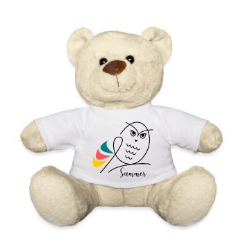 HOLIDAY. HAPPY HOLIDAYS. MISTRESS. MASTER. TEACHER - Teddy Bear - white - Front