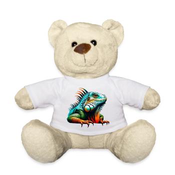 Iguana - Teddy Bear - white - Front