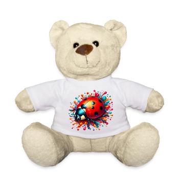 Marienkäfer - Teddy - Weiß - Vorne
