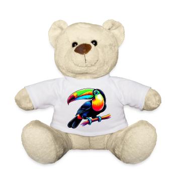 Toucan - Teddy Bear - white - Front