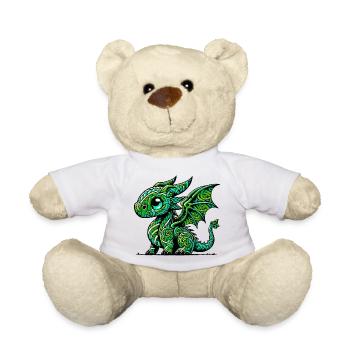 Drache - Teddy - Weiß - Vorne