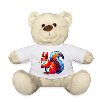 Squirrel - Teddy Bear - white - Front