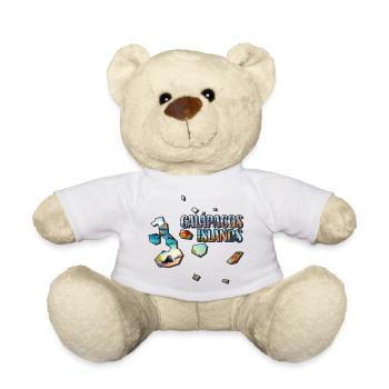Aquarell Landkarte Galapagos - Teddy - Weiß - Vorne
