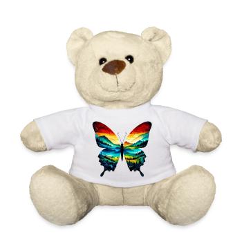 Butterfly - Teddy Bear - white - Front