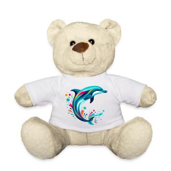 Delfin - Teddy - Weiß - Vorne