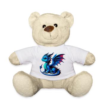 Drache - Teddy - Weiß - Vorne