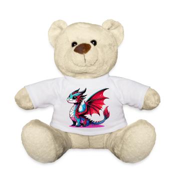 Drache - Teddy - Weiß - Vorne