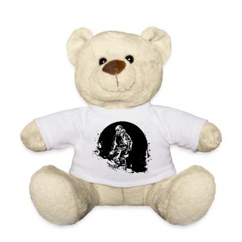 Snowboarding - Teddy Bear - white - Front
