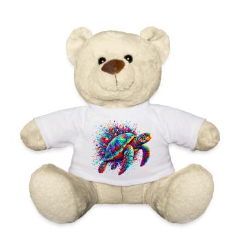 Turtle - Teddy Bear - white - Front