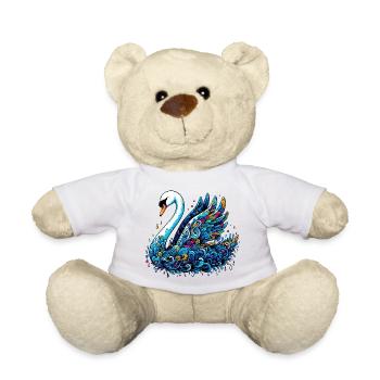 Swan - Teddy Bear - white - Front