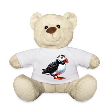 Puffin - Teddy Bear - white - Front