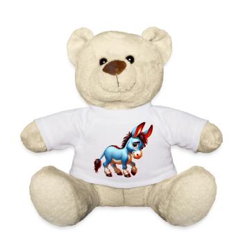 Esel-Maultier - Teddy - Weiß - Vorne