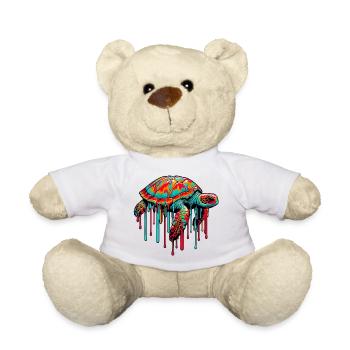 Turtle - Teddy Bear - white - Front