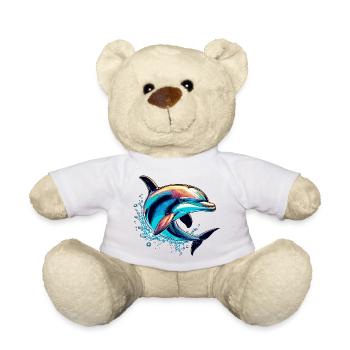 Dauphin - Nounours - blanc - Devant