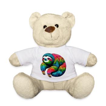 Faultier - Teddy - Weiß - Vorne