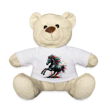Horse - Teddy Bear - white - Front