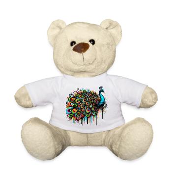 Pfau - Teddy - Weiß - Vorne