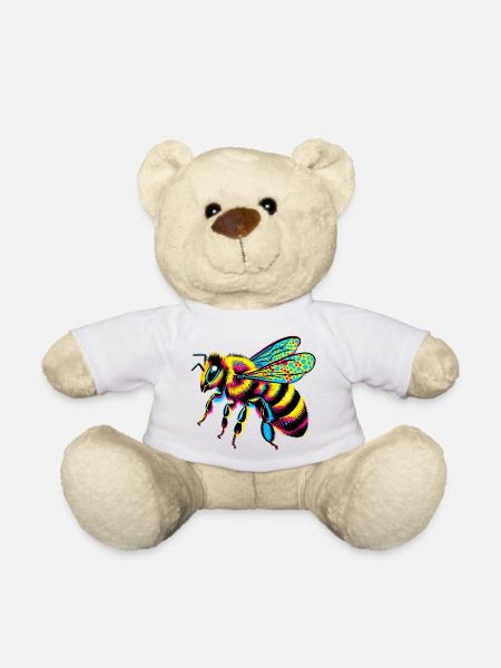 Biene - Teddy - Weiß