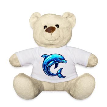 Dauphin - Nounours - blanc - Devant