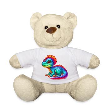 Dinosaur - Teddy Bear - white - Front
