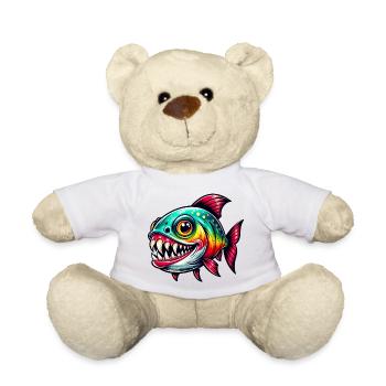 Piranha - Teddy Bear - white - Front