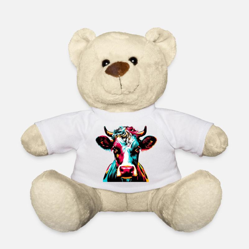 Kuh - Teddy - Weiß