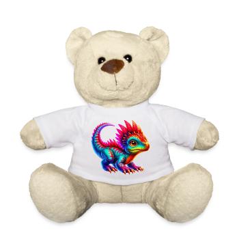 Dinosaur - Teddy Bear - white - Front